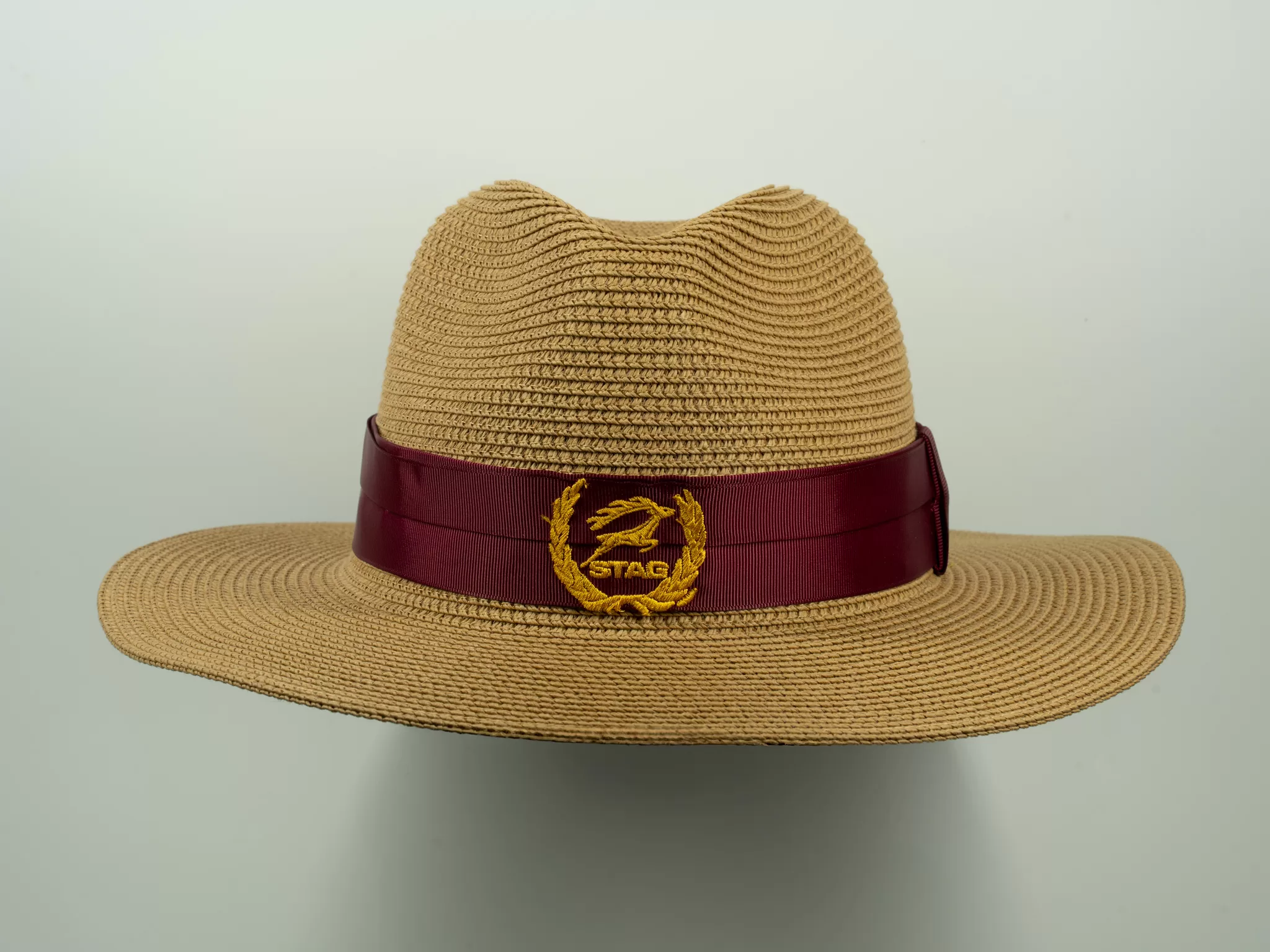 TSCoA Hat Panama style Wine Band