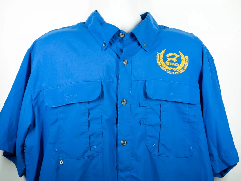 TSCoA Stag Men's Driving short sleeve - Blue