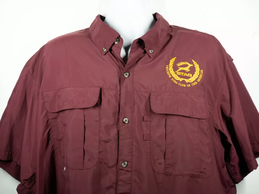 TSCoA Stag Men's Driving short sleeve - Wine