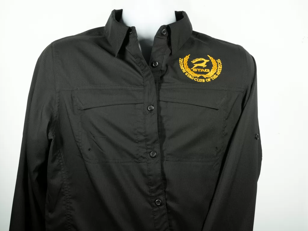 TSCoA Stag Ladies Driving long sleeve - Black