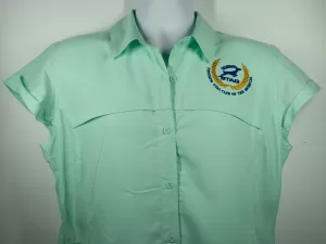 TSCoA Stag Ladies Driving short sleeve - LT green