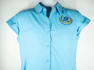 TSCoA Stag Ladies Driving short sleeve - LT Blue